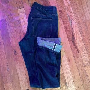 Jcrew selvedge straight fit jeans 32x34